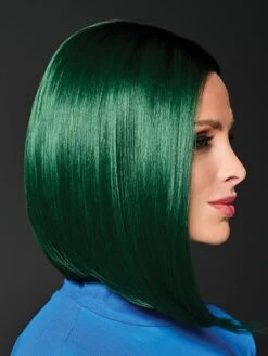 Green IRL | Synthetic Lace Front Wig (Mono Part) -Gabor Store 0001 HD GreenIRL Model2 Side2