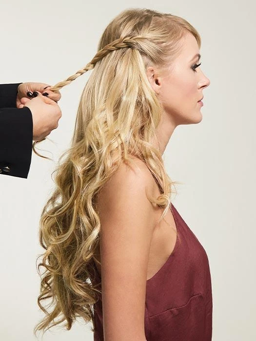 20" Invisible HF Synthetic Hair Extensions (1 Piece) | Halo 11 20" Invisible HF Synthetic Hair Extensions (1 Piece) | Halo - Image 9