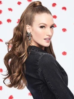 23" Long Wave Pony | HF Synthetic Ponytail (Wrap-Around)
