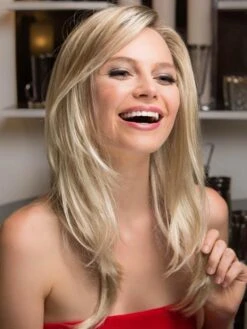 Glamour Mono | Synthetic Lace Front Wig (Mono Part) 20 Glamour Mono | Synthetic Lace Front Wig (Mono Part) -Gabor Store 0005 EW Glamour Mono Light Honey Rooted 1 of 6