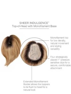 Go All Out 10" | HF Synthetic Hair Topper (Mono Top) 26 Go All Out 10" | HF Synthetic Hair Topper (Mono Top) -Gabor Store 10Inch updated
