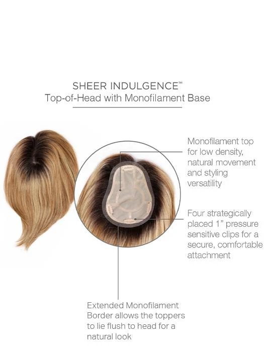 Go All Out 10" | HF Synthetic Hair Topper (Mono Top) 7 Go All Out 10" | HF Synthetic Hair Topper (Mono Top) - Image 5