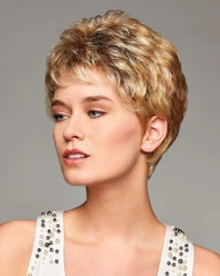 Monica Petite | Lace Front & Monofilament Synthetic Wig By Henry Margu -Gabor Store 4751 Monica 26GR inset2 HD