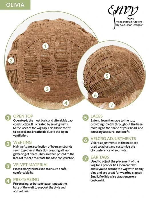 Envy Olivia | Human Hair/ Synthetic Blend Wig 8 Envy Olivia | Human Hair/ Synthetic Blend Wig - Image 6