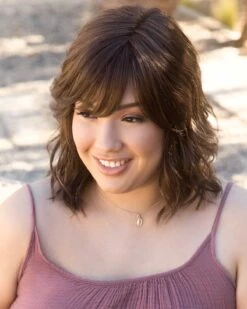 Braylen (Exclusive) | Lace Front & Monofilament Synthetic Wig By Amore -Gabor Store AM2581 Braylen Ginger Brown 2 01