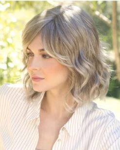 Braylen (Exclusive) | Lace Front & Monofilament Synthetic Wig By Amore -Gabor Store AM2581 Braylen Ice Blond 01