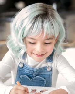 Elsie (Exclusive) | Kids Lace Front & Monofilament Part Synthetic Wig By Amore