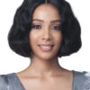 Evie | Lace Front Human Hair Wig By Bobbi Boss -Gabor Store BBMHLF429 Evie Natural main