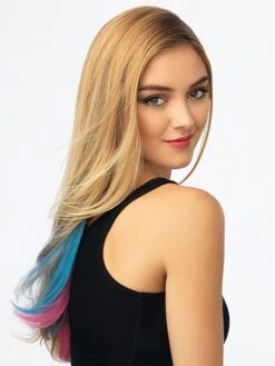 Color Strip HF Synthetic Hair Extension (1 Piece) | Clip In Color 18 Color Strip HF Synthetic Hair Extension (1 Piece) | Clip In Color -Gabor Store Color Strip Extension 3