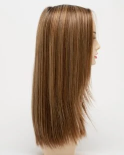 Veronica (Exclusive) | Monofilament Human Hair Blend Wig By Envy 16 Veronica (Exclusive) | Monofilament Human Hair Blend Wig By Envy -Gabor Store EV37007R Veronica GoldenNutmeg side