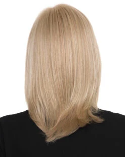 Zoey (Exclusive) | Lace Front & Monofilament Human Hair Blend Wig By Envy -Gabor Store EV37012 Zoey back LIghtBlonde 01