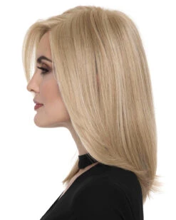 Zoey | Lace Front & Monofilament Human Hair Blend Wig By Envy 24 Zoey | Lace Front & Monofilament Human Hair Blend Wig By Envy -Gabor Store EV37012 Zoey side LIghtBlonde 01