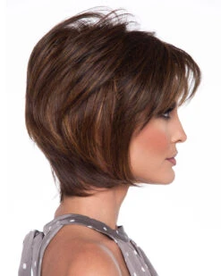 Whitney | Human Hair Blend Wig By Envy -Gabor Store EV37019 Whitney ChocolateCaramel side