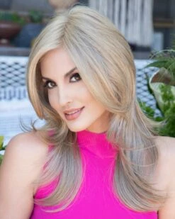 Erica | Lace Front & Monofilament Top Human Hair Blend Wig By Envy 12 Erica | Lace Front & Monofilament Top Human Hair Blend Wig By Envy -Gabor Store EV37025 Erica side