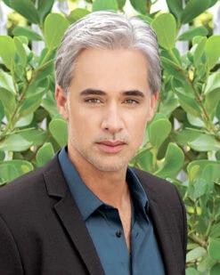 Classic | Average/Large Men's Lace Front & Monofilament Synthetic Wig By HIM -Gabor Store HC64002AL Classic Main Lifestyle 3