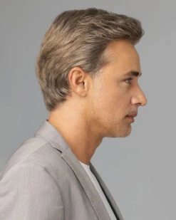 Sophistication | Average/Large Men's Lace Front & Monofilament Synthetic Wig By HIM 13 Sophistication | Average/Large Men's Lace Front & Monofilament Synthetic Wig By HIM -Gabor Store HC64003AL Sophistication Side 2