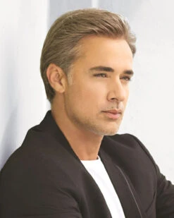 Sophistication | Average/Large Men's Lace Front & Monofilament Synthetic Wig By HIM 17 Sophistication | Average/Large Men's Lace Front & Monofilament Synthetic Wig By HIM -Gabor Store HC64003AL Sophistication Side Lifestyle