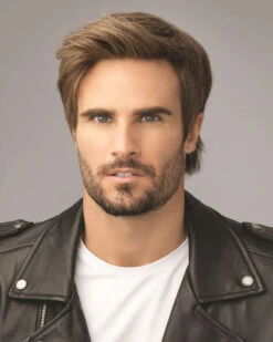 Edge | Average/Large Men's Lace Front & Monofilament Synthetic Wig By HIM