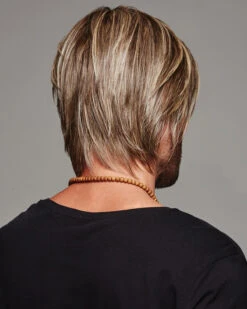 Daring | Average/Large Men's Lace Front & Monofilament Part Synthetic Wig By HIM -Gabor Store HC64007AL Daring Back