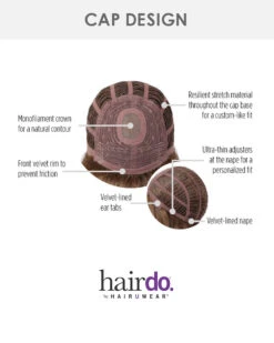 Pretty In Fabulous-Ultra Petite | Kids Monofilament Crown Synthetic Wig By Hairdo 17 Pretty In Fabulous-Ultra Petite | Kids Monofilament Crown Synthetic Wig By Hairdo -Gabor Store HD60003UP PrettyInFabulous cap