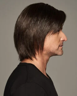 Sharp | Average/Large Men's Lace Front & Monofilament Human Hair Blend Wig By HIM 26 Sharp | Average/Large Men's Lace Front & Monofilament Human Hair Blend Wig By HIM -Gabor Store HIM64010AL Sharp M34S side2