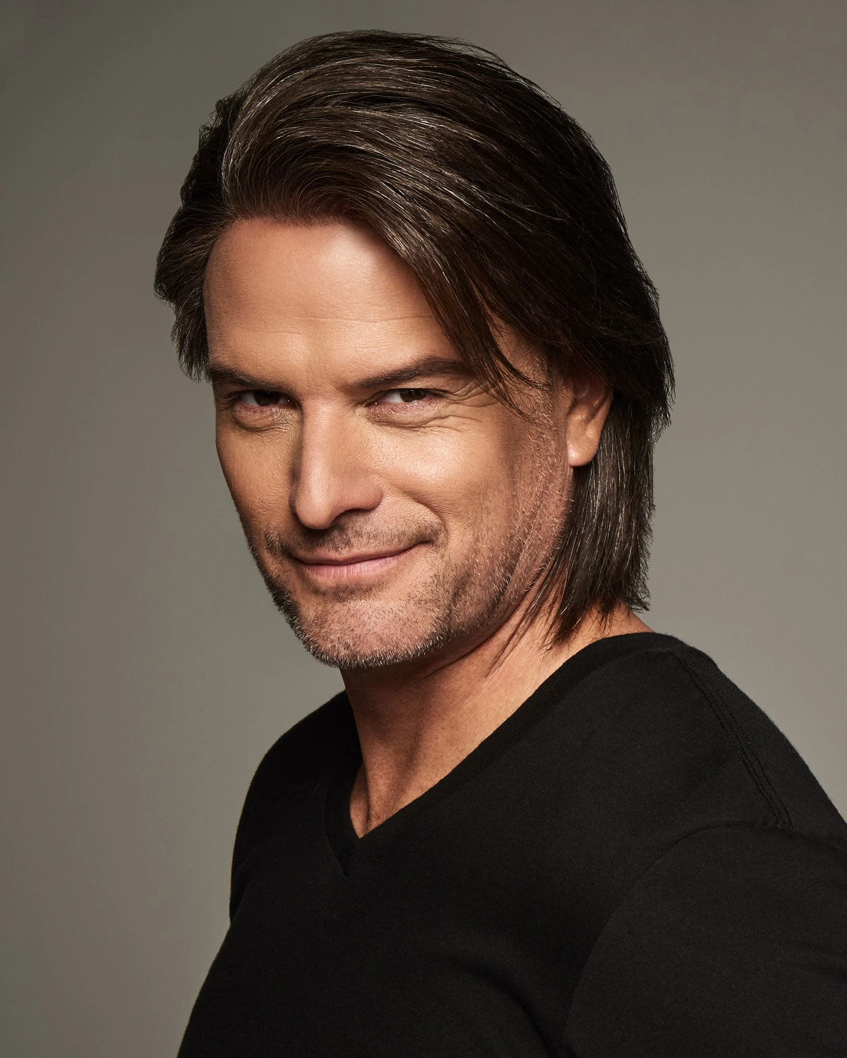 Sharp | Average/Large Men's Lace Front & Monofilament Human Hair Blend Wig By HIM 11 Sharp | Average/Large Men's Lace Front & Monofilament Human Hair Blend Wig By HIM - Image 9