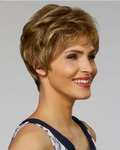 Monica Petite | Lace Front & Monofilament Synthetic Wig By Henry Margu -Gabor Store HM4751PT Monica 12H side3