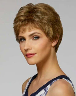 Monica Petite | Lace Front & Monofilament Synthetic Wig By Henry Margu -Gabor Store HM4751PT Monica 12H side 01