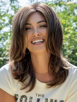 Jodie | Synthetic Lace Front Wig (Basic Cap) -Gabor Store INTRO Jodie Chocolate Pretzel1495