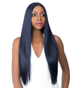 Paulonia | Lace Part Synthetic Wig By It's A Wig -Gabor Store IW30013 Paulonia ATTDarkBlue main