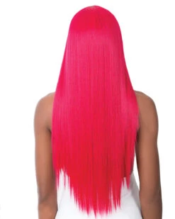 Paulonia | Lace Part Synthetic Wig By It's A Wig -Gabor Store IW30013 Paulonia ATTFuchsiaRed back