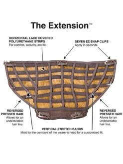The Extension 22” | Synthetic Hair Extension -Gabor Store InfoGraphic