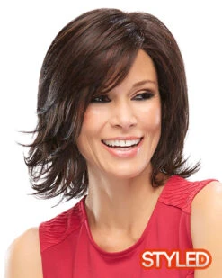 Elizabeth (Exclusive) | Lace Front & Monofilament Synthetic Wig By Jon Renau -Gabor Store JR5158 styled 3 01
