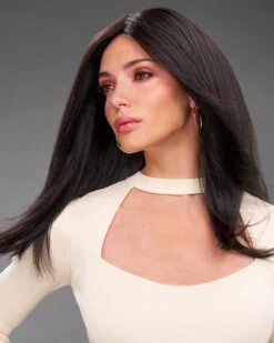 Phoenix (Exclusive) | Lace Front & Monofilament Top Remy Human Hair Wig By Jon Renau -Gabor Store JR814 Phoenix 1B S 6021dac9 aa08 4379 9a02 69c66c3d35b7