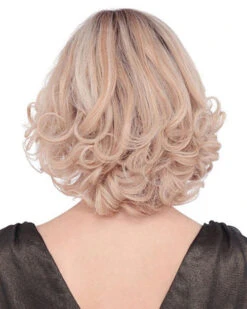 PLF008HM | Lace Front & Monofilament Human Hair Wig By Louis Ferre 8 PLF008HM | Lace Front & Monofilament Human Hair Wig By Louis Ferre -Gabor Store LF008HM PLF008 back