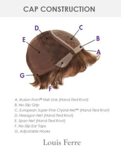 Hillary | Monofilament Synthetic Wig By Louis Ferre 15 Hillary | Monofilament Synthetic Wig By Louis Ferre -Gabor Store LF Cap 6000HM Series 01