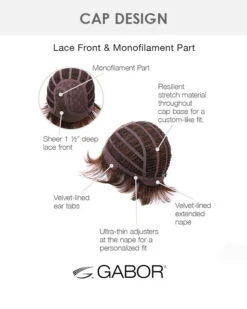 Upscale | Lace Front & Monofilament Synthetic Wig By Gabor 17 Upscale | Lace Front & Monofilament Synthetic Wig By Gabor -Gabor Store LaceFront MonofilamentPart3