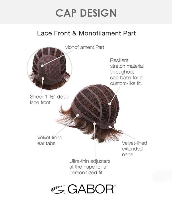 Upscale | Lace Front & Monofilament Synthetic Wig By Gabor 10 Upscale | Lace Front & Monofilament Synthetic Wig By Gabor - Image 8
