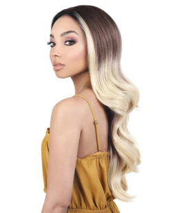 LDP-Spin72 | Lace Front & Lace Part Synthetic Wig By Motown Tress -Gabor Store MT31075 LDP Spin72 3T4 Blonde back