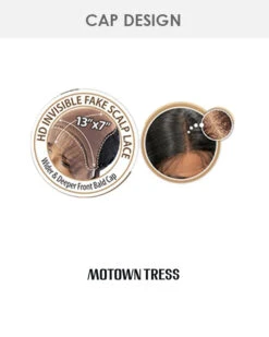 LS137 Fox | Lace Front Synthetic Wig By Motown Tress -Gabor Store MT31144 LS137FOX Cap