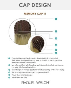 Miles Of Style | Lace Front & Monofilament Synthetic Wig By Raquel Welch -Gabor Store MemoryCapIII MoS