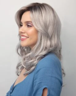 Ensley | Lace Front & Monofilament Part Synthetic Wig By Orchid -Gabor Store OC6531 Ensley Moonstone side