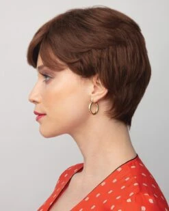 Kris | Monofilament Human Hair Wig By Orchid -Gabor Store OC8704 Kris BrownSpice side