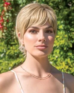 Kris | Monofilament Human Hair Wig By Orchid -Gabor Store OC8704 Kris MoonlightBlondeRoot mainoutside