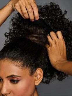 12" Coily Cinched Pony | Synthetic Ponytail -Gabor Store RESIZED HD 12inchcoily pony2