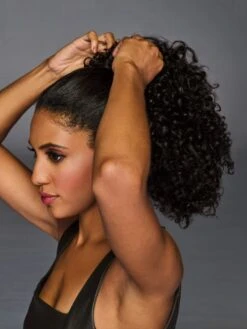 16" Coily Cinched Pony | Synthetic Ponytail -Gabor Store RESIZED HD 16inchcoily pony3