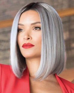 Cheyenne (Exclusive) | Lace Front & Monofilament Part Synthetic Wig By Rene Of Paris 11 Cheyenne (Exclusive) | Lace Front & Monofilament Part Synthetic Wig By Rene Of Paris -Gabor Store RP2391 Cheyenne SmokeGrey R side2