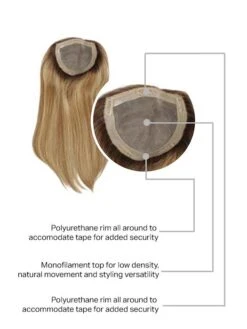 Gilded 18" | Human Hair Top Piece (Mono Top) -Gabor Store Resized RW Gilded 18 ProductSize 525x700 1