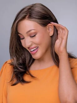 Miranda Lite | Synthetic Lace Front Wig (Hand Tied) -Gabor Store Resized Miranda Lite Brunette 8RH14 Marketing Image