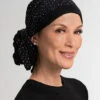 The Reversible Softie Headwrap 2 The Reversible Softie Headwrap -Gabor Store Reversible Softie Wrap Black Dark Sky Main